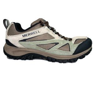 Merrell Phoenix Bluff Putty Suede Lace Up Hiking Shoes